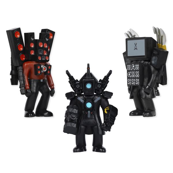 SKIBIDI TOILET PACK DE 3 FIGURAS TITAN COLLECTION2