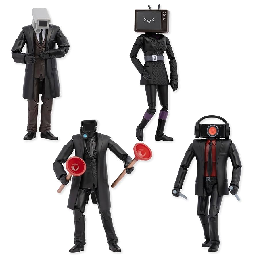 SKIBIDI TOILET FIGURAS DELUXE SURTIDO2