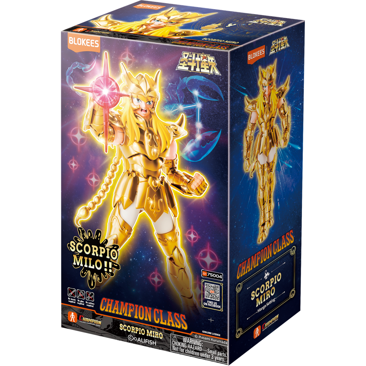 BLOKEES CABALLEROS DEL ZODIACO CHAMPION CLASS SCORPIO MILO 0