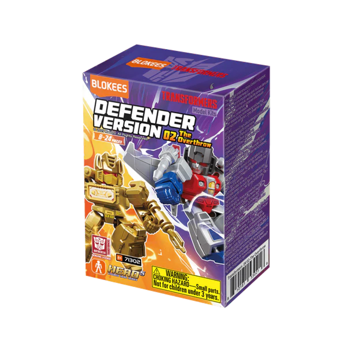 BLOKEES TRANSFORMERS GALAXY VERSION DEFENDERS 02 THE OVERTHROW SURTIDO 0