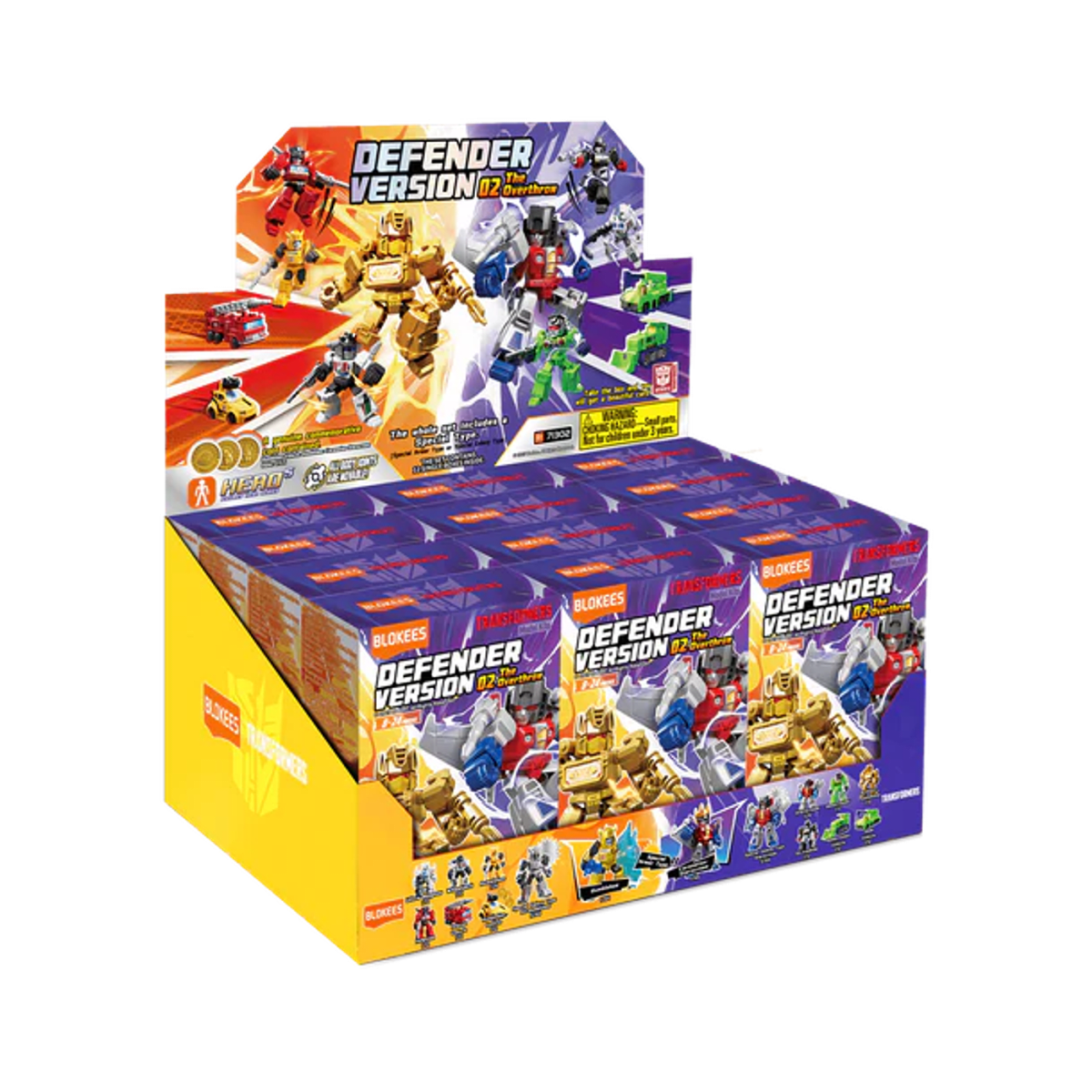 BLOKEES TRANSFORMERS GALAXY VERSION DEFENDERS 02 THE OVERTHROW SURTIDO2