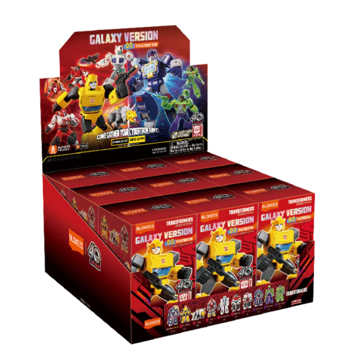 BLOKEES TRANSFORMERS GALAXY VERSION 03 THE AUTOBOT RUN SURTIDO2