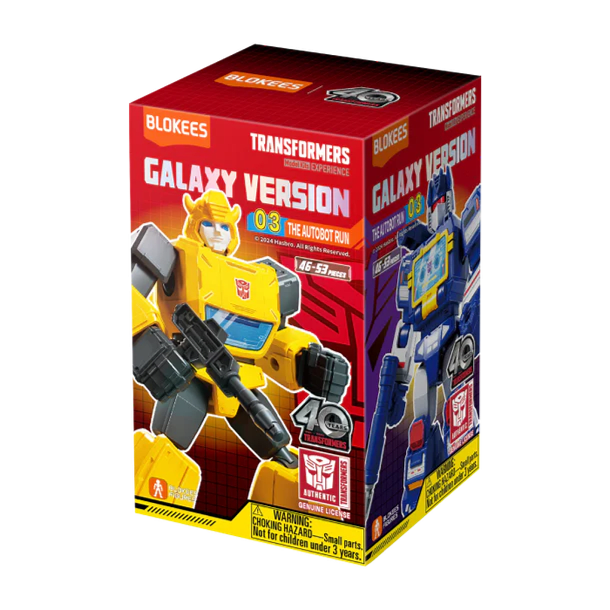 BLOKEES TRANSFORMERS GALAXY VERSION 03 THE AUTOBOT RUN SURTIDO 0