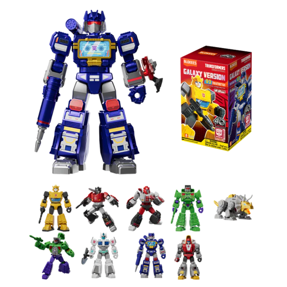 BLOKEES TRANSFORMERS GALAXY VERSION 03 THE AUTOBOT RUN SURTIDO3