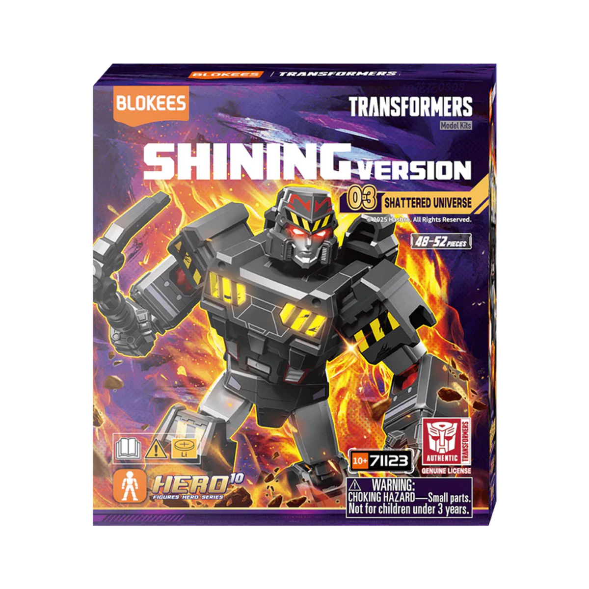 BLOKEES TRANSFORMERS SHINING VERSION 03 SHATTERED UNIVERSE 0