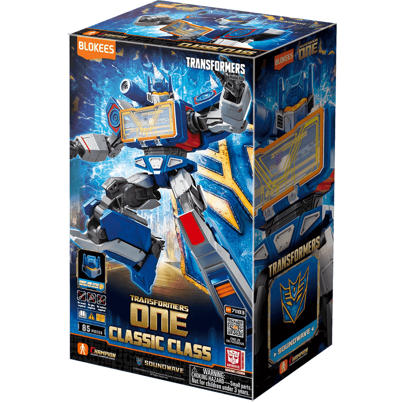 BLOKEES TRANSFORMERS ONE SOUNDWAVE CLASSIC CLASS 0