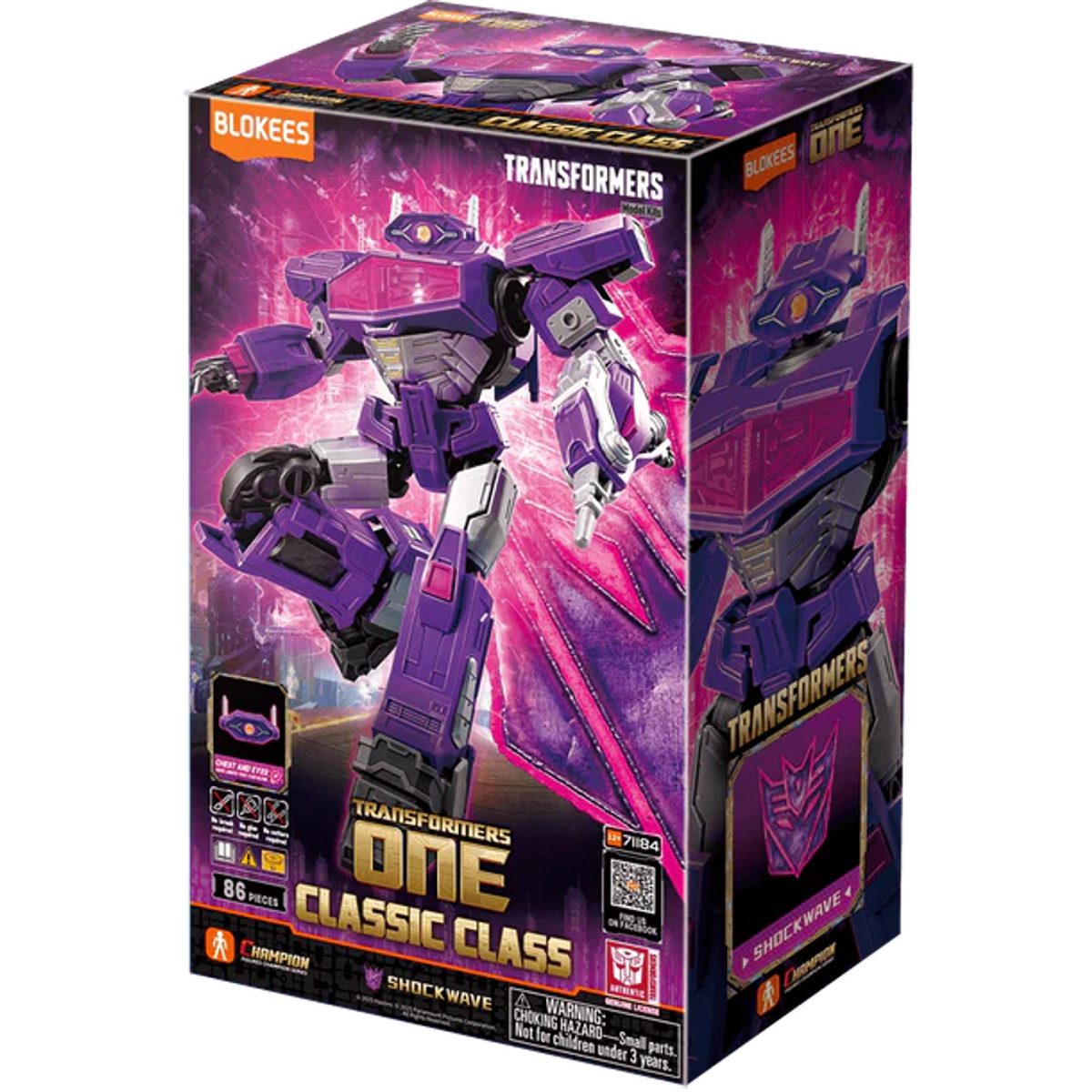 BLOKEES TRANSFORMERS ONE SHOCKWAVE CLASSIC CLASS 0