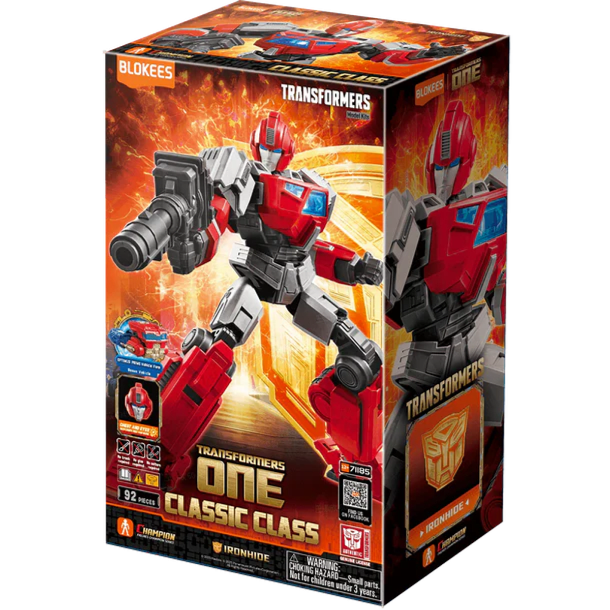 BLOKEES TRANSFORMERS ONE IRONHIDE CLASSIC CLASS 0