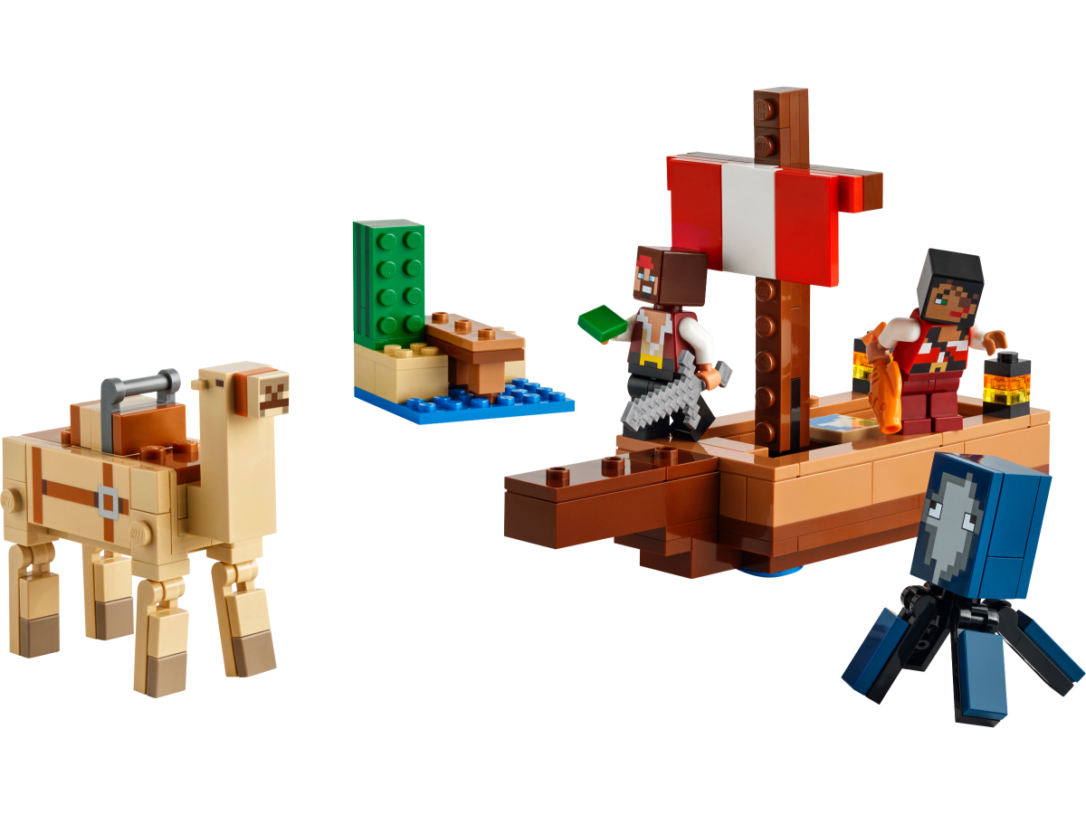LEGO MINECRAFT EL VIAJE EN EL BARCO PIRATA2