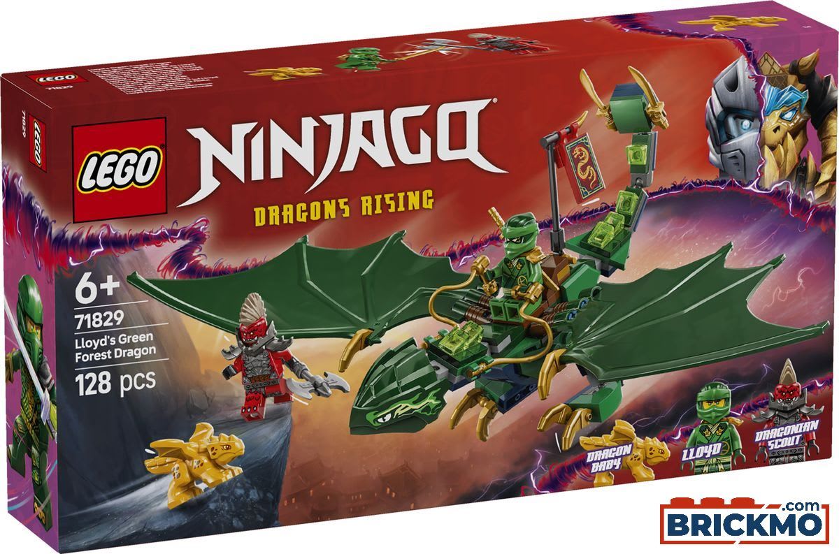 LEGO NINJAGO DRAGÓN VERDE DEL BOSQUE DE LLOYD 0