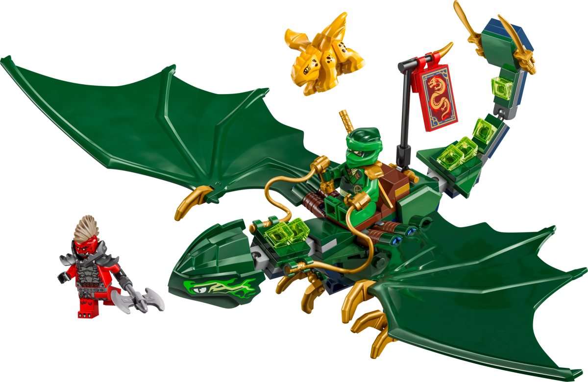 LEGO NINJAGO DRAGÓN VERDE DEL BOSQUE DE LLOYD2