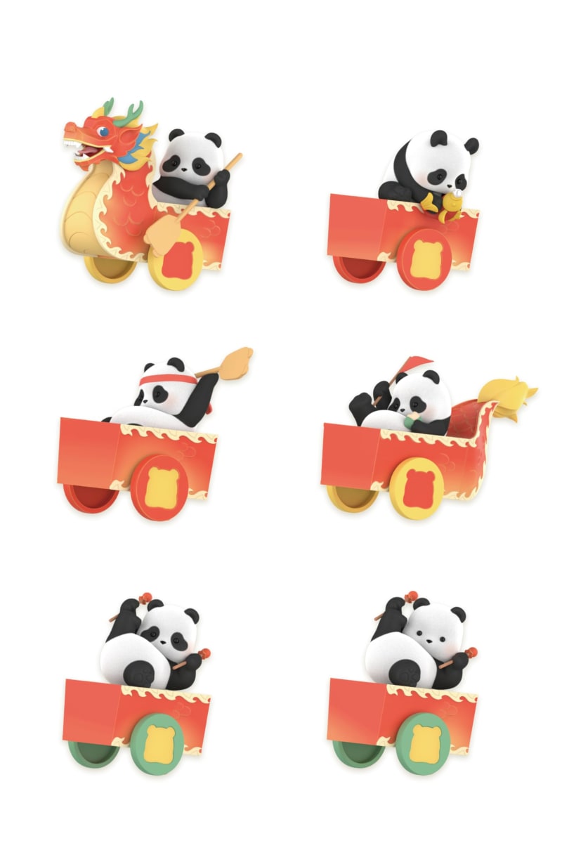 PANDA ROLL DRAGON BOAT RACING2