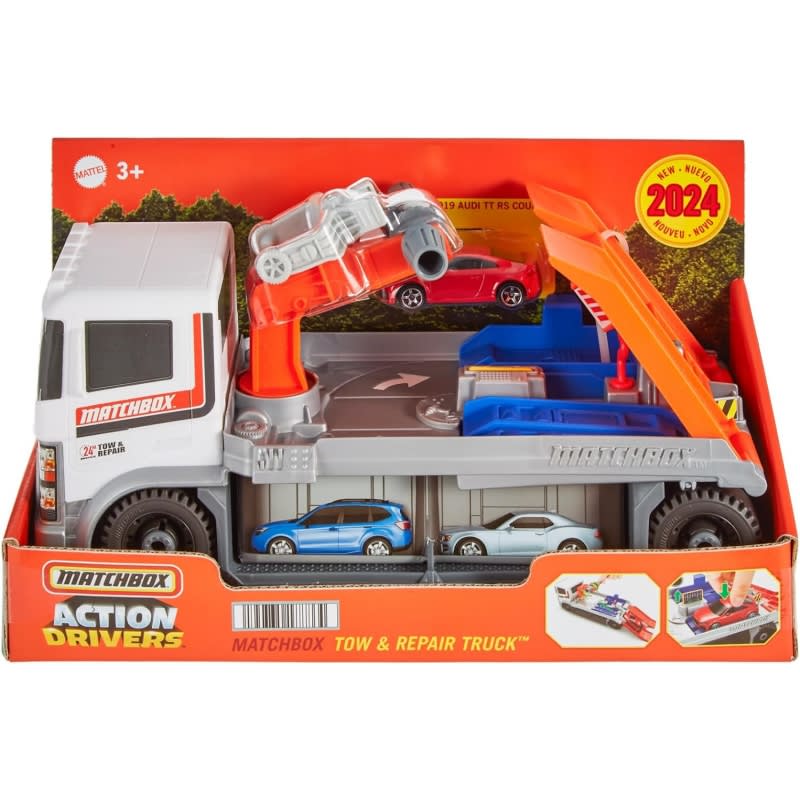 MATCHBOX CAMIÓN DE REMOLQUE Y REPARACIÓN 0