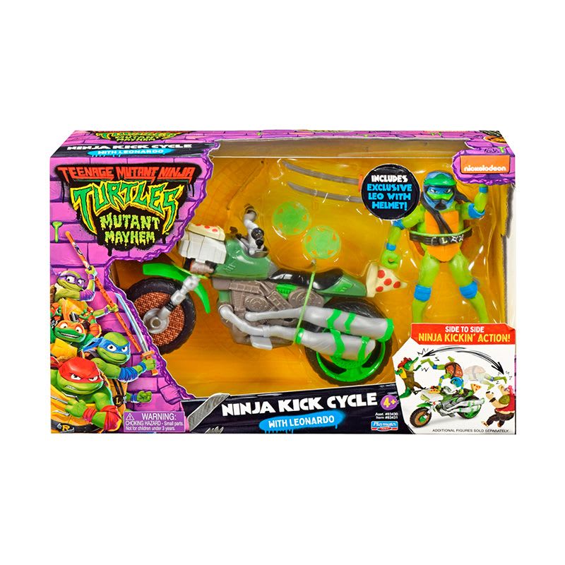 TMNT PELICULA TORTUGA NINJA Y MOTO SURTIDO4