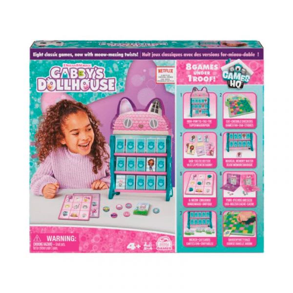 GABBY´S DOLLHOUSE JUEGO GRAN SET CON 8 GATIJUEGOS 0