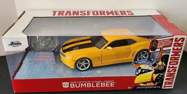 1:24 | Transformers W/Collectible  | 2006 Chevrolet Camaro Concept-Bumblebee | Bumblebee Yellow | W 1