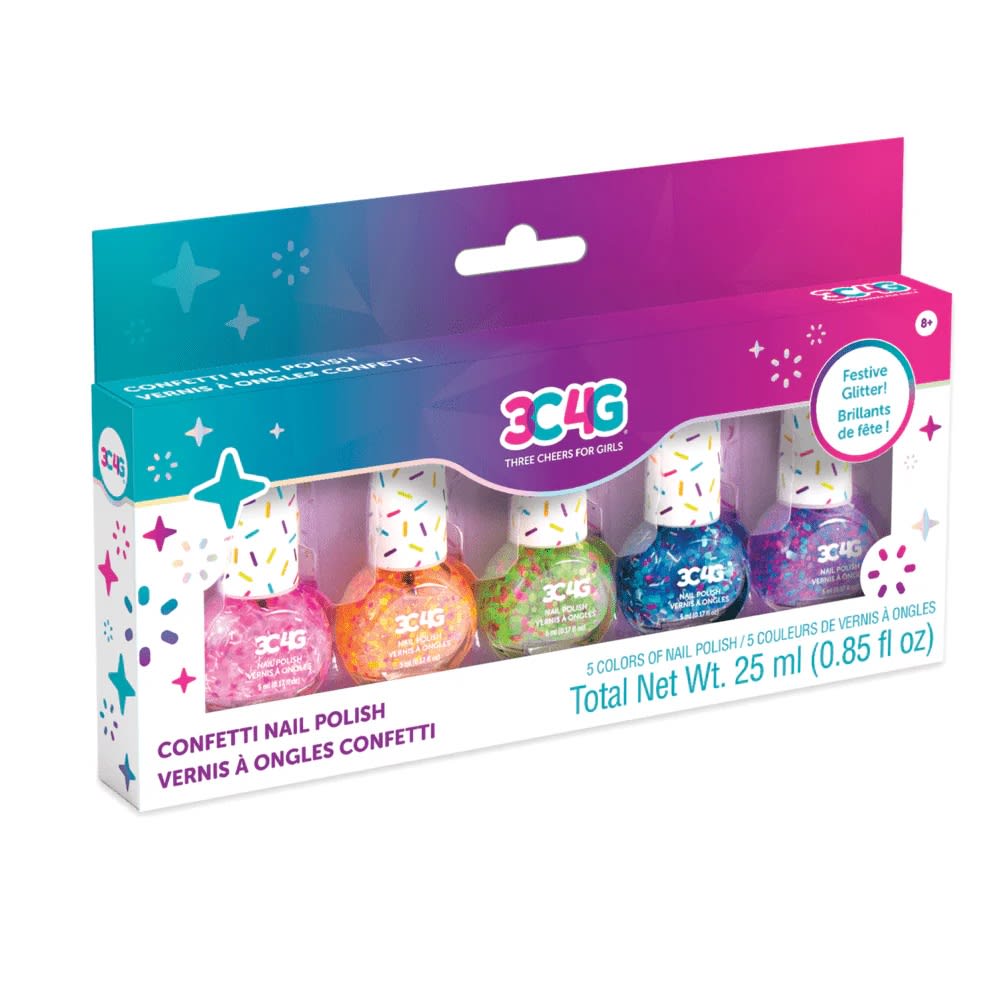 SET ESMALTE CONFETTI PACK 5 0
