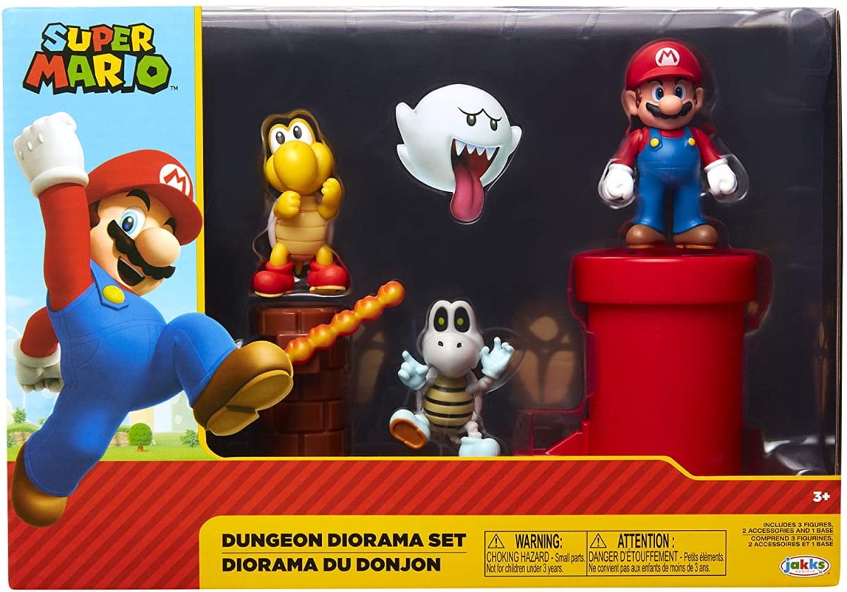 SUPER MARIO NINTENDO DUNGEON DIORAMA SET 0