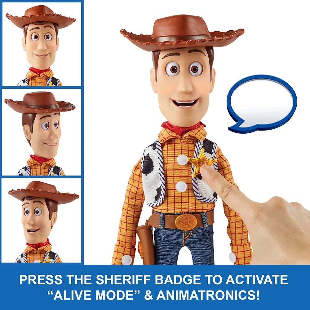 TOY STORY PIXAR WOODY ANIMATRONICO 16