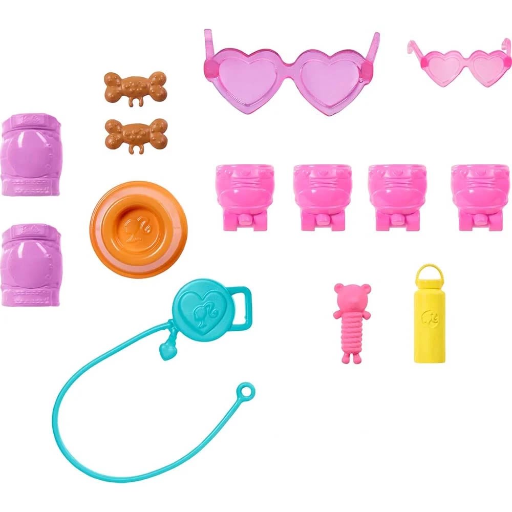BARBIE PETS SKATE AND RUN MUÑECA CON PERRITO Y PATINES2