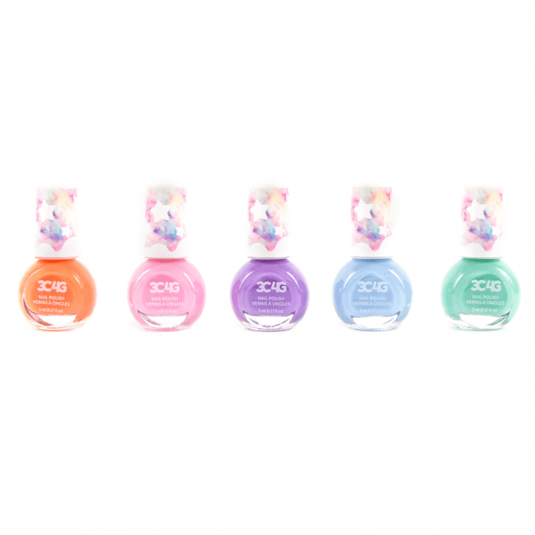 SET 5 ESMALTES DE UÑAS PASTEL1
