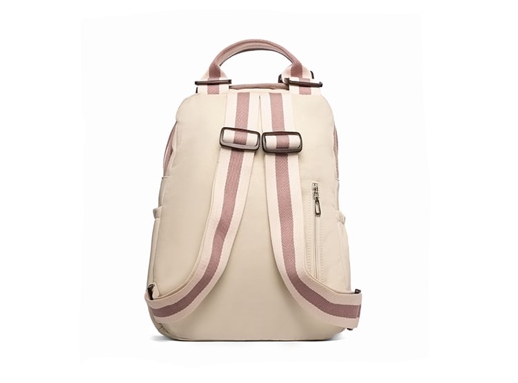 POP STREET MOCHILA MINIMALISTA MICROFIBRA BEIGE1