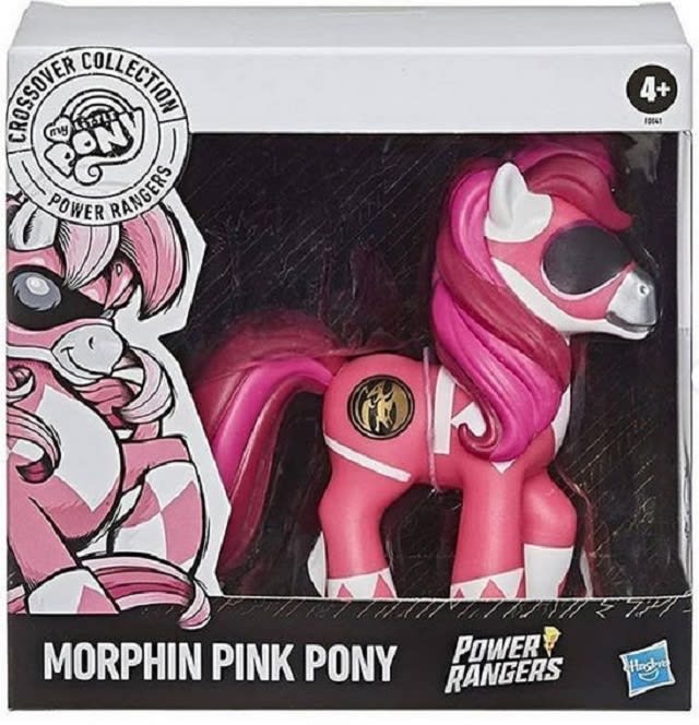 MY LITTLE PONY MORPHIN PINK PONY CROSSOVER COLLECTION POWER RANGERS1
