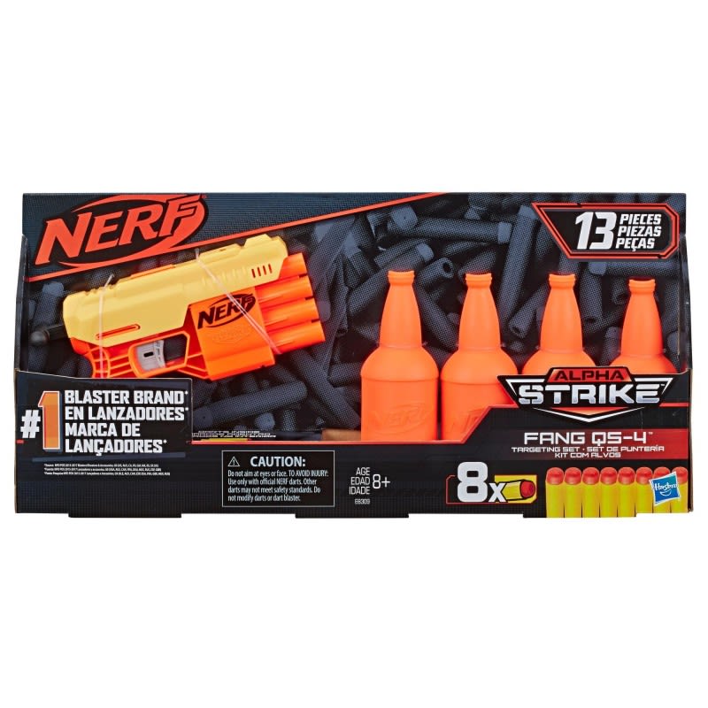 NERF ALPHASTRIKE FANG QS-4 + BLANCO  0