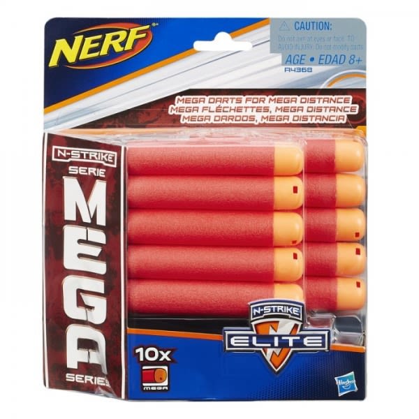 NERF MEGA NSTRIKE REPUESTO 10 DARDOS 0
