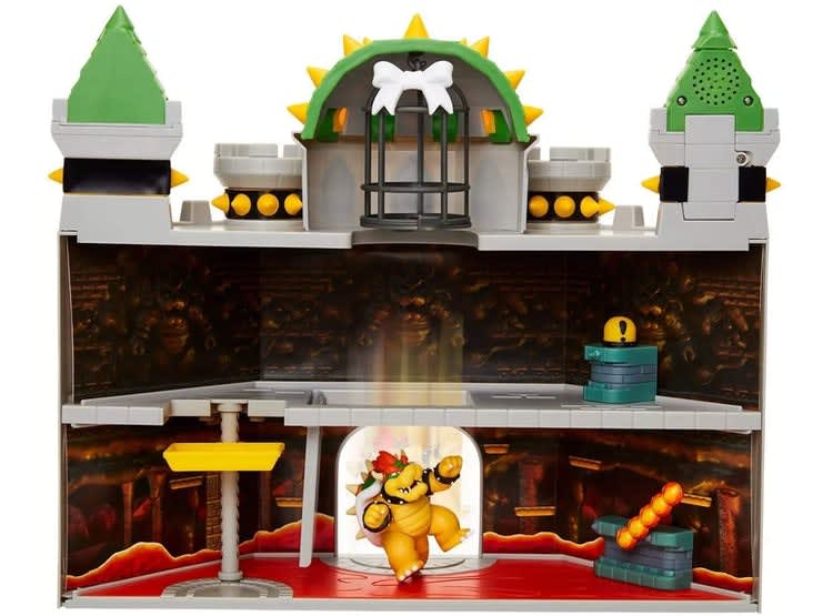 SUPER MARIO NINTENDO SET ESCENA BATALLA CASTILLO DE BOWSER1