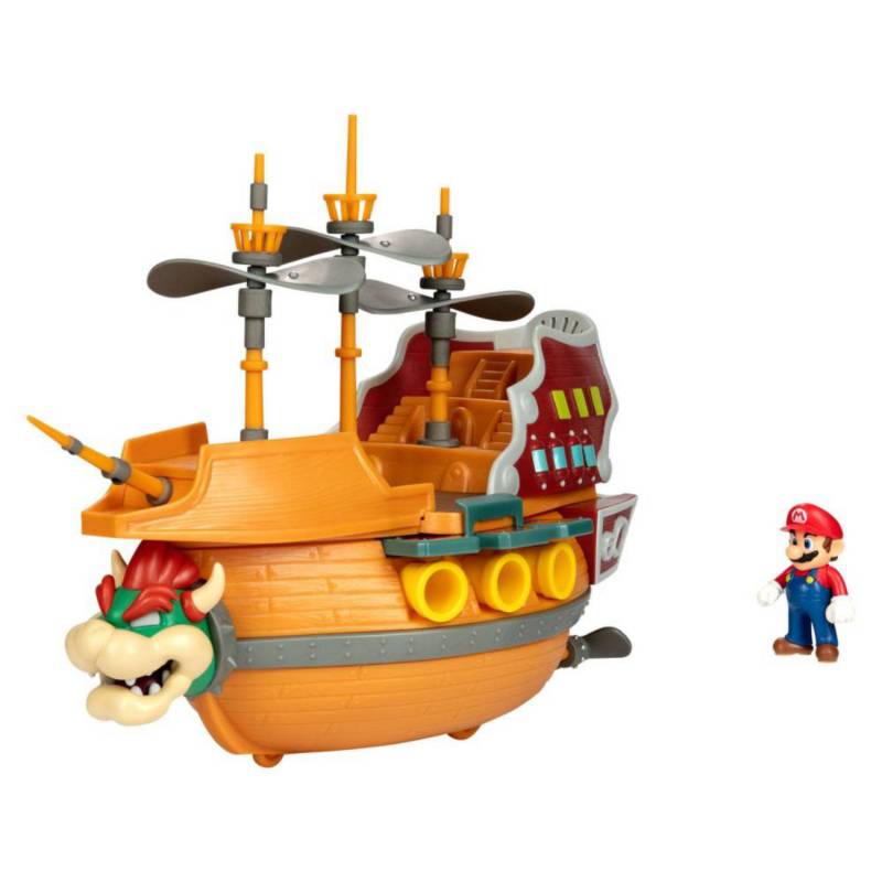 SUPER MARIO NINTENDO JUEGO AERONAVE DELUXE DE BOWSER2