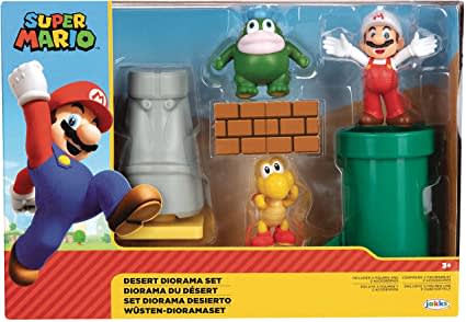 SUPER MARIO NINTENDO SET DIORAMA DESIERTO 1