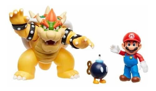 SUPER MARIO NINTENDO BOWSER LAVA BATTLE SET1