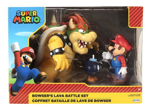 SUPER MARIO NINTENDO BOWSER LAVA BATTLE SET 1