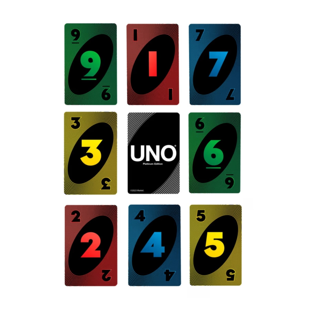 UNO Juego de Cartas Platinum1