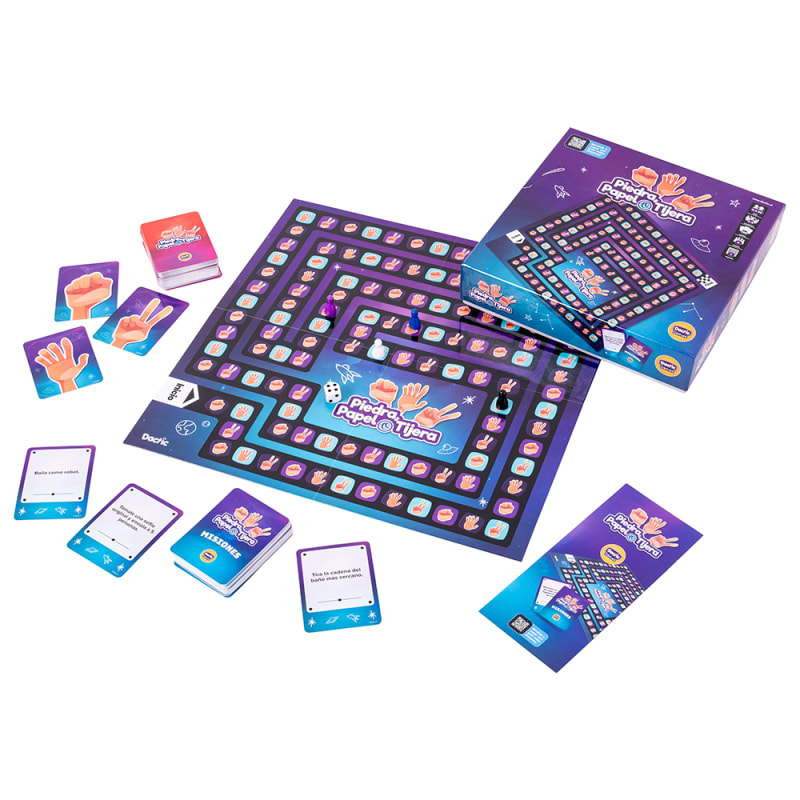 JUEGO DE MESA PIEDRA, PAPEL O TIJERA - DACTIC2