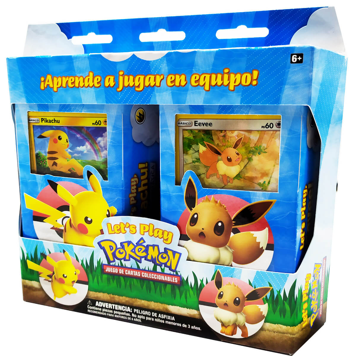 POKEMON SET DE 2 MAZOS (PIKACHU & EEVEE) LETS PLAY 1