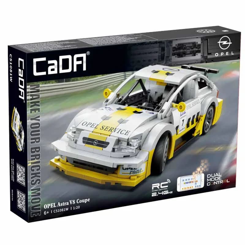 CADA Miniatura Armable OPEL Astra V8 1:20 Auto R/C Coupe 1