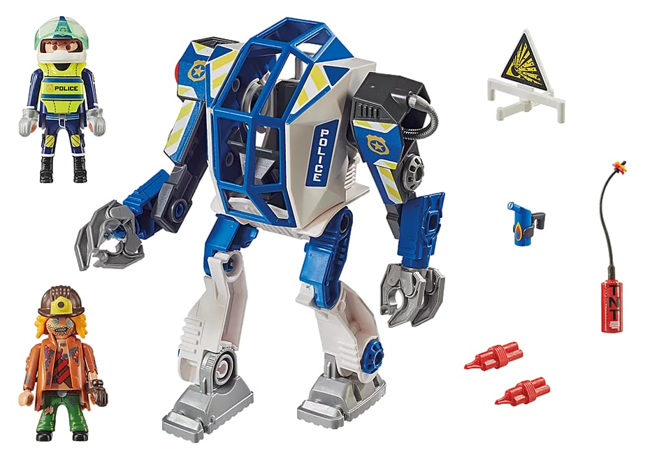 PLAYMOBIL CITY ACTION SET ROBOT POLICÍA OPERACIÓN ESPECIAL1