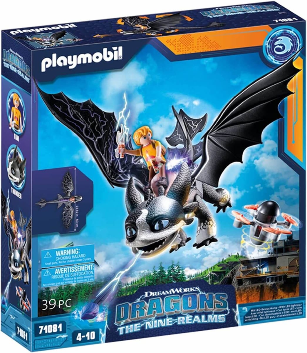 PLAYMOBIL DRAGONES: LOS NUEVE REINOS - TRUENO Y TOM 1
