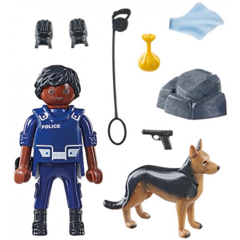 PLAYMOBIL POLICÍA Y PERRO1
