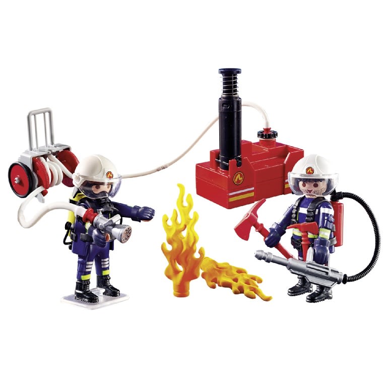 PLAYMOBIL CITY ACTION SET BOMBEROS CON BOMBA DE AGUA1