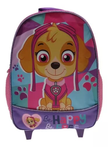 PAW PATROL MOCHILA CON RUEDAS SKYE MORADA 1