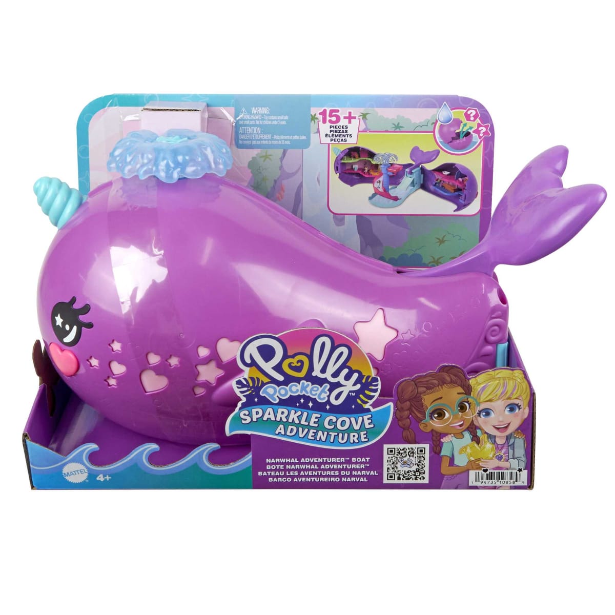 POLLY POCKET AVENTURA EN LA CUEVA SPARKLE - CUEVA DEL NARVAL 0