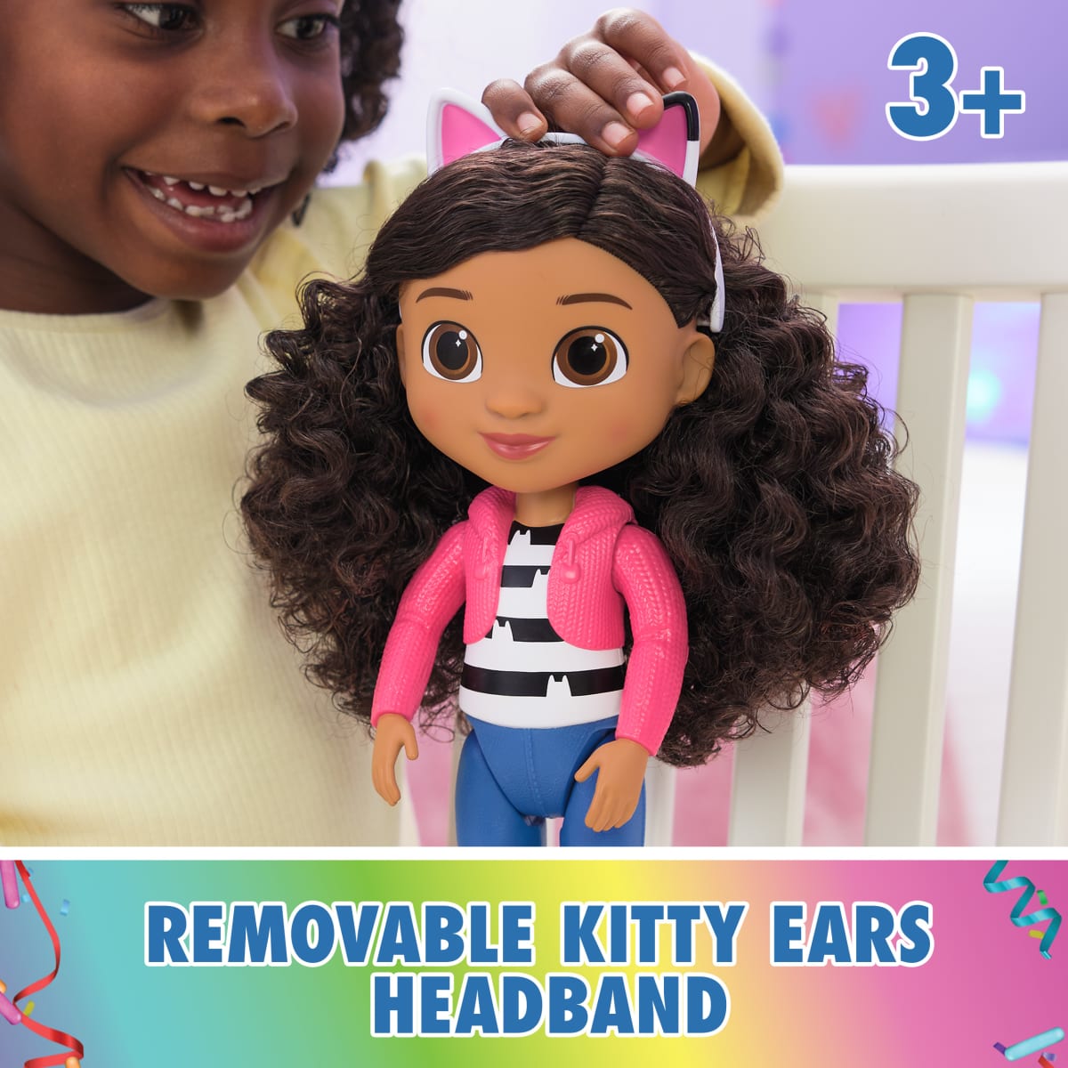 GABBY´S DOLLHOUSE MUÑECA 33CM CON CINTILLO GATO3