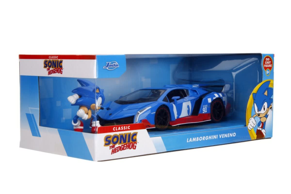 2.75+1:24 | Hollywood Rides | Sonic the Hedgehog with Lamborghini Veneno 1