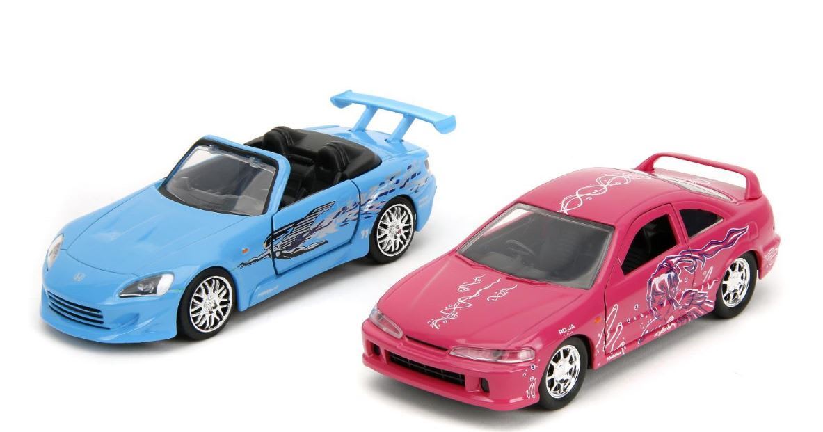 JADA TOYS FAST AND FURIOUS PACK 1995 HONDA INTEGRA Y 2001 HONDA S20001