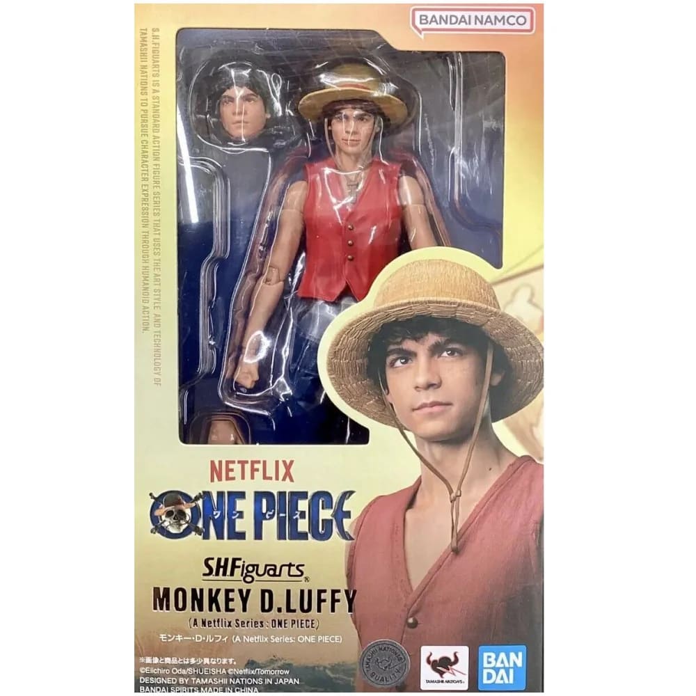 FIGURA A NETFLIX SERIES ONE PIECE MONKEY D.LUFFY S.H.FIGUARTS TAMASHII NATIONS 1