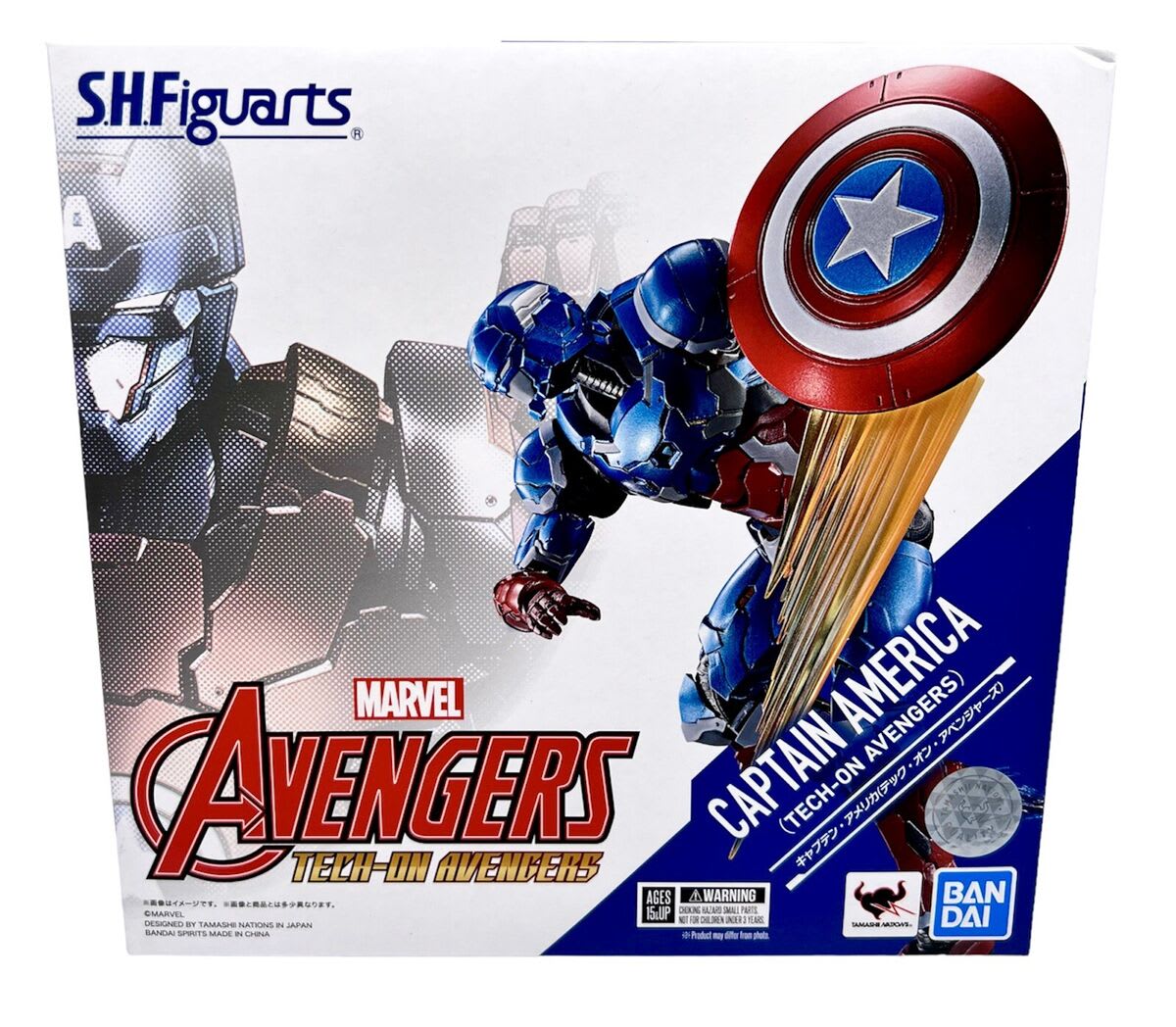 S H Figuarts CAPTAIN AMERICA (TECH-ON AVENGERS) 0