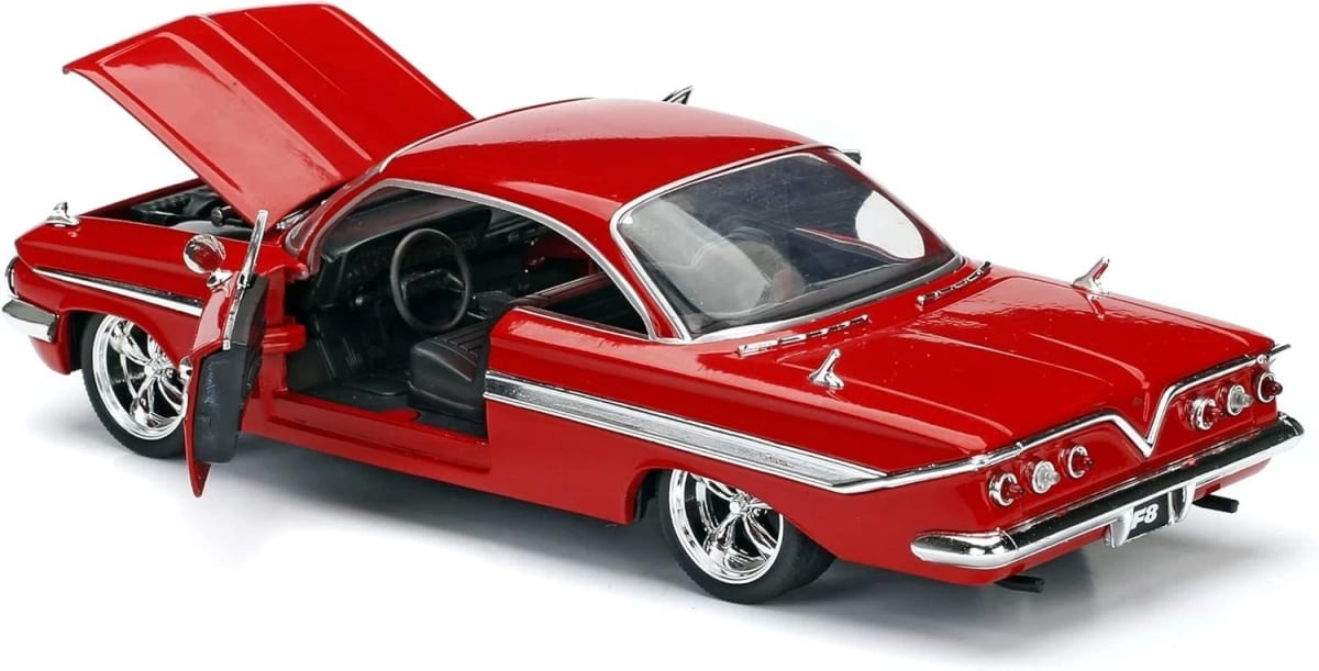 JADA TOYS FAST AND FURIOUS CHEVROLET IMPALA GLOSSY RED 19614